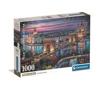 Puzzle Clementoni Lights of the Danube 1000 pièces Poster inclus Multicolore