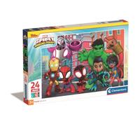Clementoni Supercolor 24 pièces Maxi - Spidey et ses amis extraordinaires