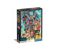 Puzzle - CLEMENTONI - One piece Compact - 1000 pièces - Dessins animés et BD - A partir de 10 ans