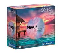 Puzzle - Clementoni - Paix Vivre le Présent - 500 pièces - Paysage - Multicolore
