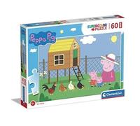 Clementoni - Puzzle Supercolor 26590 Peppa Pig - 60 pièces Maxi - Dès 4 ans - Fabriqué en Italie