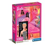 Puzzle CLEMENTONI - Scellé - BARBIE 65 ANS - 1000 Pièces - 70 x 50 Cm