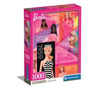 Puzzle CLEMENTONI - Scellé - BARBIE 65 ANS - 1000 Pièces - 70 x 50 Cm