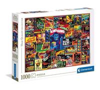 Puzzle - Clementoni - Thriller Classics - 1000 pièces - Cinéma et publicité - Blanc