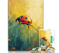 Puzzle Coccinelle à Sept Points 1000 pièces pour Adultes et Adolescents, Jeux éducatifs, décoration Murale, Cadeaux d'anniversaire et de Noël Uniques (50x75cm)