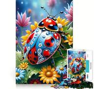 Puzzle Coccinelle Mythique 1000 Pièces pour Adultes Jeu de Réflexion et Détente Bordure Aiguë Cadeau Premium (50x75cm)