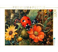 Puzzle · Coccinelles sur Les Fleurs | Coccinelles sur les fleurs · 1000 pièces · Format assemblé 64 × 48 cm · CALVENDO Puzzle