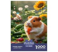 Puzzle Cochon d’Inde avec 1000 Pièces pour Adultes,Paysage d'été Un Jeu De Dexérité Très Difficile Puzzle,Jeu D'intelligence l'art De La Décoration Moderne 38x26cm/1000pcs