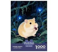 Puzzle Cochon d'Inde 1000 Pièces en Carton pour Adultes Jeu ÉduChatif Jeu De Défi Casse-tête Cochon d'Inde Jungle Cadeau Enfant Home Decor 70x50cm/1000pcs