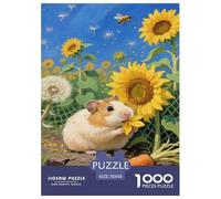 Puzzle Cochon d'Inde 1000 Pieces pour Adultes,Paysage Pastoral Un Jeu De Dexérité Très Difficile Puzzle D'intelligence Jeu Éducatif 70x50cm/1000pcs