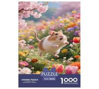 Puzzle Cochon d'Inde 1000 Pieces pour Adultes,Paysage printanier Un Jeu De Dexérité Très Difficile Puzzle Éducatif Aux Défis 38x26cm/1000pcs
