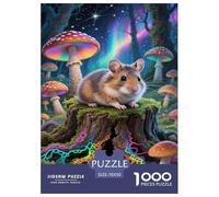 Puzzle Cochon d'Inde avec 1000 Pièces pour Adultes,Forêt Fantastique Un Jeu De Dexérité Très Difficile Puzzle Éducatif Aux Défis 70x50cm/1000pcs