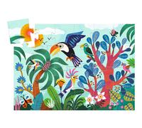 Djeco Puzzle silhouette Coco le Toucan 24 pièces Orange