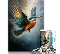 Puzzle Colibri 1000 pièces pour Adolescents, Jeu Stimulant et décoration Murale familiale, Cadeaux d'anniversaire et de Noël Uniques (38x26cm)