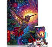 Puzzle Colibri 1000 pièces pour Adultes et Adolescents Jouets éducatifs Jeux familiaux Cadeau d'anniversaire 38x26cm