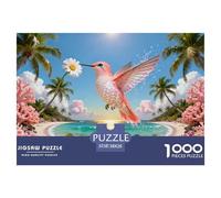 Puzzle Colibri 1000 Pièces pour Adultes Et Enfants, Plaisir Partagé en Famille, Jeu Éducatif, Puzzles Paradis Tropical, DéCoration, Cadeau Famille 38x26cm/1000pcs