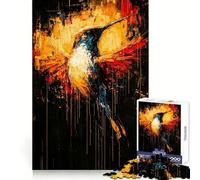 Puzzle Colibri expressionniste Contemporain Radiant Flight pour Adultes, 1000 pièces, Jeu Intelligent, Calme et apaisant, Motif Assembler, Cadeau Exceptionnel (50x75cm)