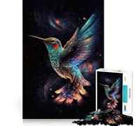 Puzzle Colibri Spectral pour Adolescents, 1000 pièces, Jeu de réflexion, Design Simple et Amusant, Cadeau mémorable 38x52cm