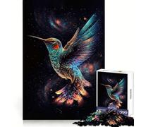 Puzzle Colibri Spectral pour Adolescents, 1000 pièces, Jeu de réflexion, Design Simple et Amusant, Cadeau mémorable 38x52cm