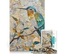Puzzle Colibri surréaliste 1000 pièces pour Adolescents Jeu de réflexion Moments de détente Qualité supérieure 50x75cm