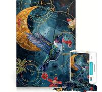 Puzzle Colibri surréaliste de 1000 pièces pour Adolescents Un Puzzle Amusant et Relaxant pour développer sa mémoire et sa mémoire 38x52cm