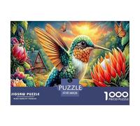 Puzzle Colibris colorés 1000 Pièces pour Adults Adolescents Et Enfants - Difficile Puzzles Jeu De Patience en Famille 38x26cm/1000pcs
