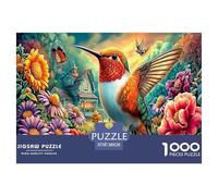 Puzzle Colibris colorés 1000 Pièces pour Adults Adolescents Et Enfants - Difficile Puzzles Jeu De Patience en Famille 38x26cm/1000pcs
