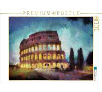 Puzzle · Colisée de Rome, Italie | Une interprétation pointilliste du Colisée · 1000 pièces · Format assemblé 64 × 48 cm · CALVENDO Puzzle