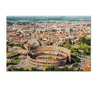 Puzzle Colisée Rome Italie pour Adultes 100 pièces Cadeau Souvenir de Voyage 45,5 x 35,5 cm
