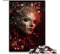 Puzzle Collage d'Acteurs Célèbres 1000 Pièces pour Adolescents, Convient aux 14 Ans et Plus Amusement en Famille Idéal comme Cadeau pour Toute la Famille (26x38cm)