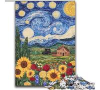 Puzzle Collage Tournesol 2000 pièces pour Ados et Adultes, Assemblage de Motifs Amusant à la Maison, Cadeau d'anniversaire, Cadeau de Voyage (70x100cm)