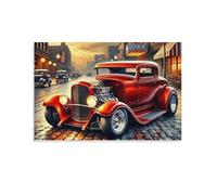 Puzzle Collection - 1500 PiècesRue des Hot Rods classiquesPuzzle 1500 Pièces Adultes Et Enfants,Déco Murale, Premium,Carton,Dès 14 Ans, 57x87cm