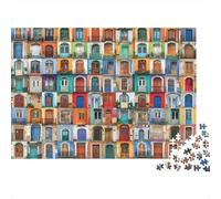 Puzzle Collines Toscanes Arc-en-Ciel 1000 pièces 70x50cm Papier recyclé pour Adultes Puzzle d'art de Campagne Vibrant Défi Difficile Jeu Familial Éducatif Cadeaux pour Hommes