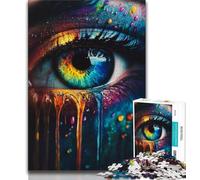 Puzzle Color Eyes 1000 pièces pour Adultes et Adolescents, Jeu Stimulant, idéal comme Cadeau pour Toute la Famille (50x75cm)