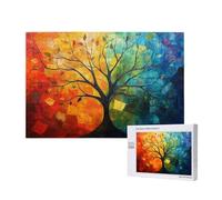 Puzzle Coloré 2000 Pièces Adultes, Puzzles Classiques Art Arbre avec Boîte d'emballage et Photos de Référence, Relaxation/Soulagement du Stress/Jeux Amusants, DIY Creatif Cadeau pour Femme 2T-769