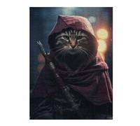 Puzzle Coloré Assasins Creed Ninja Cat pour Adultes, 500 PCS