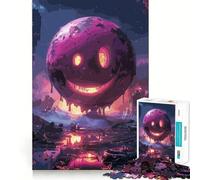 Puzzle coloré de 1000 pièces avec Visage Souriant, idéal pour Les Adolescents, Jeu de logique, léger et Relaxant, découpe précise, Cadeau Classique 38x52cm