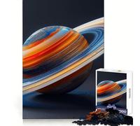 Puzzle coloré de 1000 pièces représentant la planète Saturne, idéal pour Les Adultes, pour stimuler la mémoire, se divertir à la Maison et décorer Un Mur (38x26cm)