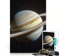 Puzzle coloré de 1000 pièces sur Le thème de la planète Saturne, idéal pour Les Adolescents Jeu de logique mentale, d'évasion et de Calme Objet de Collection aux Bords Fins (50x75cm)