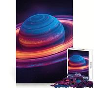 Puzzle coloré de 1000 pièces sur Le thème de Saturne, idéal pour Les Adolescents Un défi intellectuel Stimulant, Un Passe-Temps Calme et précis, Un Cadeau de Saison (50x75cm)