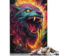 Puzzle coloré de créatures fantastiques, en Carton 100% recyclé, pour garçon ou Fille, Cadeau de Noël, 1 000 pièces (75 x 50 cm)