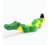 Puzzle Coloré En Bois Pour Enfants, Jouets Éducatifs Montessori Pour Bébés
