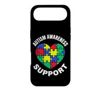 Puzzle coloré en Forme de cœur Sensibilisation et Soutien à l'Autisme Coque pour iPhone Air