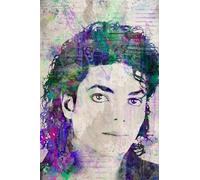 Puzzle coloré et Difficile - 1000 pièces - Puzzle irrégulier - Cadeaux - Peinture Artistique des chanteurs Jackson - Jeu de soulagement du Stress pour Adultes - Image Artistique - 26x38cm