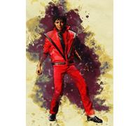 Puzzle coloré et Difficile - 1000 pièces - Puzzle irrégulier - Cadeaux - Peinture Artistique des chanteurs Jackson - Jeu de soulagement du Stress pour Adultes - Image Artistique - 26x38cm