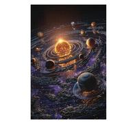 Puzzle Coloré Exploring The Solar System A Visual Journey pour Adultes, Format 1000 PCS