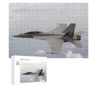 Puzzle Coloré FA18F Super Hornet Strike pour Adultes, 300 PCS