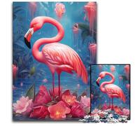 Puzzle coloré Flamingo 1000 pièces pour Adultes, Puzzle en Carton, activité familiale, Casse-tête, décoration intérieure, Cadeau de Vacances 26x38cm/10,23x14,96 Pouces