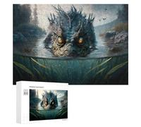 Puzzle Coloré Monstrous Creature in The Water pour Adultes, 300 PCS