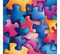 Puzzle Coloré Papier Peint Épaissir Mat Auto Adhésif 44x500 cm Géométrique Peint Meubles Autocollants Amovible Comptoir Contact Papier Stickers Muraux pour Bains Salon Chambre